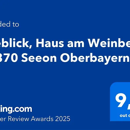 Apartment Haus Am Weinberg, 83370 Oberbayern Seeon-Seebruck